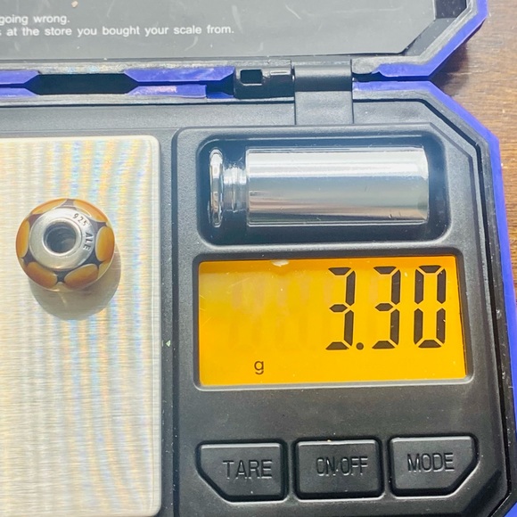 EUC Pandora 790638 Sterling Silver Captivating Amber Murano Glass Charm - Picture 12 of 12